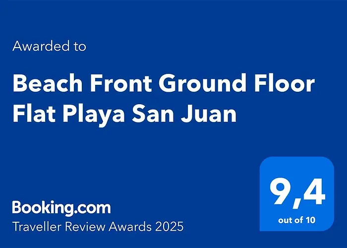 Beach Front Ground Floor Flat Playa San Juan