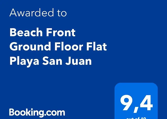 Beach Front Ground Floor Flat Playa San Juan
